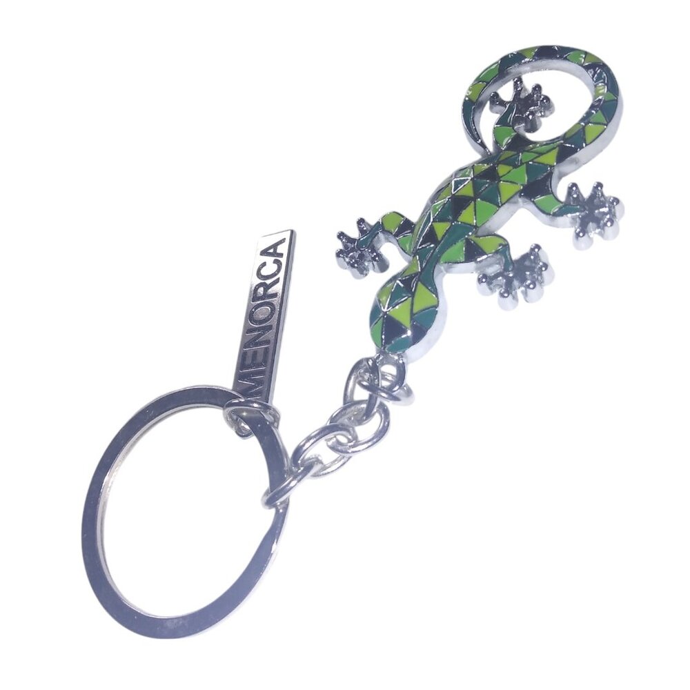 Menorca Island Gecko Souvenir Lizard Fashion Keychain